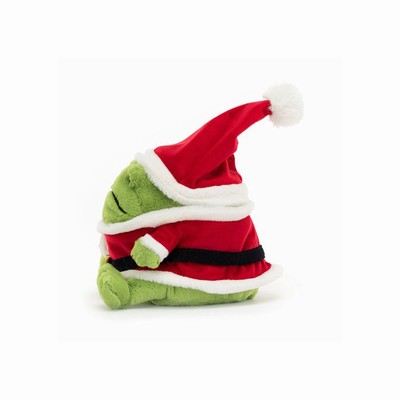 Jellycat Santa Ricky Rain Kikker | YC5706398